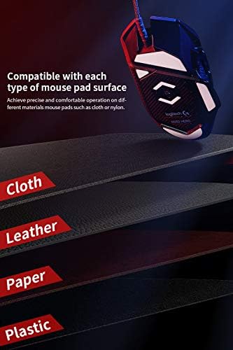 HOTLINEGAMES 2Sets 3.0 Plus Rounded Curved Edges Mouse Feet Skates Compatible with Ninjutso Sora Gaming Mouse feet Replacement (0.8mm, Smooth, PTFE) Pro Performance Upgrade - Image 5