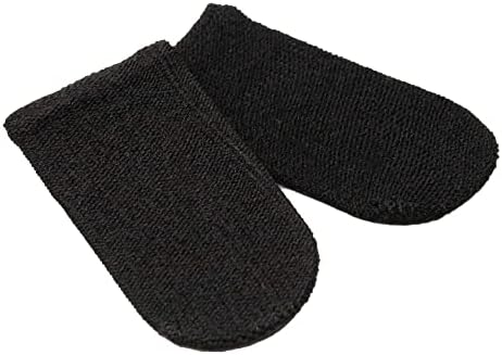 Mobile Gaming Finger Sleeve, Breathable Anti-Slip Thumb Sleeve Sock, Black - Pack of 2 - Image 2