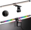Quntis RGB Monitor Light Bar with Remote, Flat Curved & Ultrawide Fits by Quntis