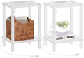 TUTOTAK End Table with Charging Station, Side Table Set of 2, Nightstand by ChoosetutotakFurnitureBuildYourCozyHome
