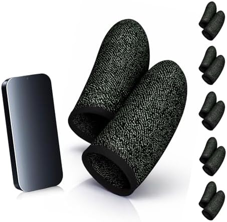 Bluradio 10 Pieces Gaming Finger Sleeves for Mobile by Unknown