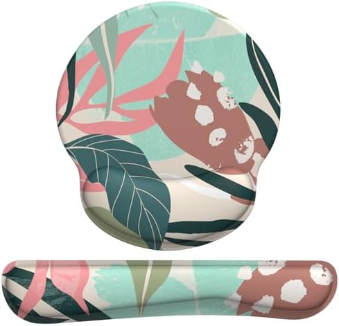 Mouse Pad and Keyboard Wrist Rest - Colorful Wrist Rest for Computer, Ergonomic Mouse Pad & Keyboard Pad, Memory Foam Wrist Support for Comfy Typing by TONOS