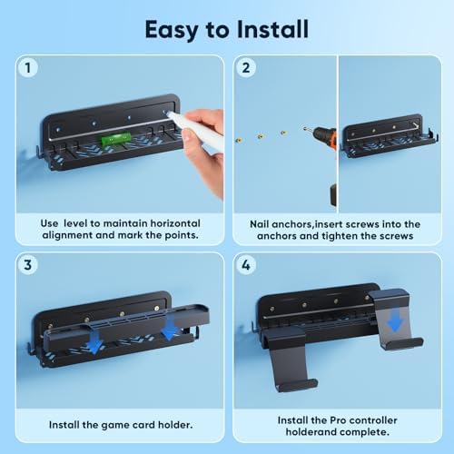 Metal Wall Mount for Nintendo Switch 2/1/OLED (Mount Behind TV) - Image 4