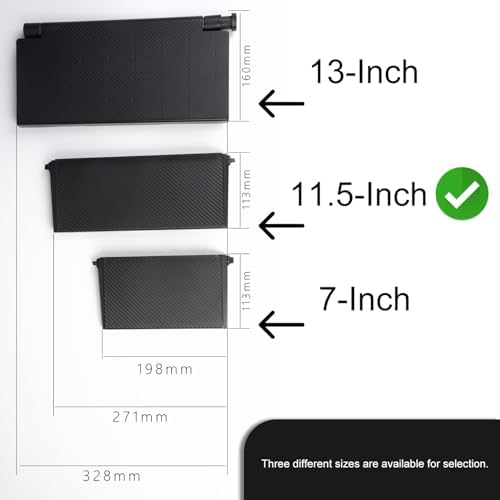 11.5 Inch Adjustable Screen Top Shelf Organizer for TV Computer Monitor Flat Screen, TV Mount Top Shelf Used to Place Soundbar Cable Box Speakers Apple TV Play-Station Camera Frames Remote - Image 2