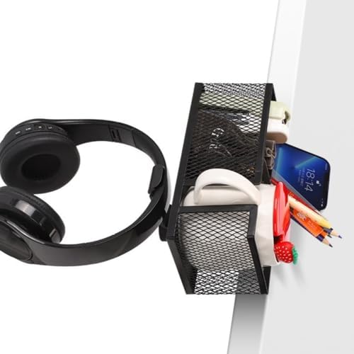 Secure Clamp MultiPurpose Organizers For Gaming Setups Bedside TableChair Holds Essential Steadily Headsets Hanger Gaming Desk Cup Holder Attachment by Unknown