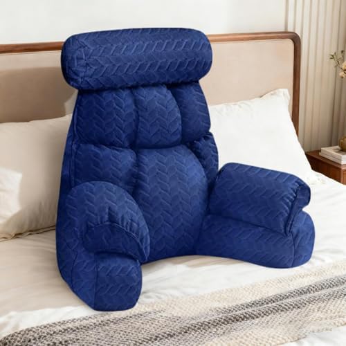 FXXUDVNIIN Back Pillow for Bed Sitting up – with 9.4" Armrest by Unknown