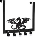 Reallnaive Dragon Over The Door Hooks Fantasy Medieval Room Decor by Reallnaive