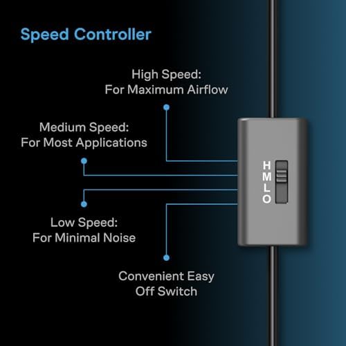 AC Infinity MULTIFAN Mini, Compact 40mm x 20mm USB Fan - Image 3