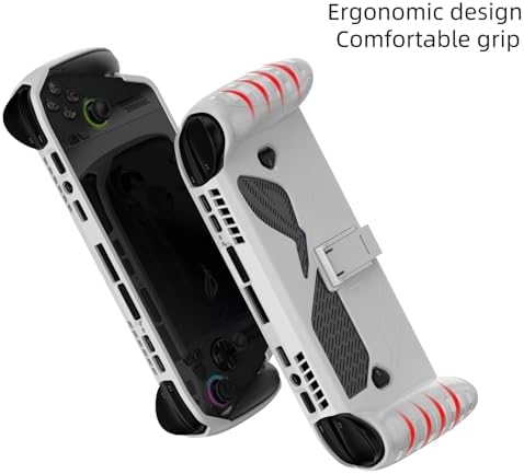 Protective Case Cover for ROG Xbox Ally/ROG Xbox Ally X, TPU Soft Slim Sleeve with Stand Drop-Proof Non-Slip Grip Wrap Protector Gaming Handheld Kickstand Skin Case (Black) - Image 6
