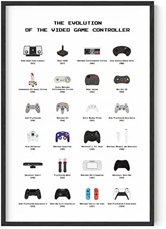 HAUS AND HUES Retro Video Game Posters for Walls Video Game Wall Art/Gamer Decor for Boys Room Gamer Wall Art Prints (24x36, Unframed) by HausandHuesArtPrints