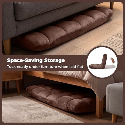 COSTWAY Floor Chair, Video Gaming Chairs with Back Support - Image 6