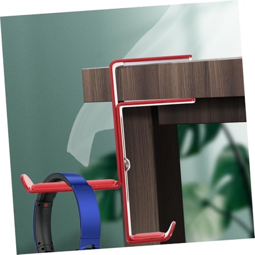 Lurrose Adjustable Headphone Rack Metal Under Desk Clamp Punch-Free Hook for Headsets Suitable for Gamers and Home Office Space-Saving Design - Image 6