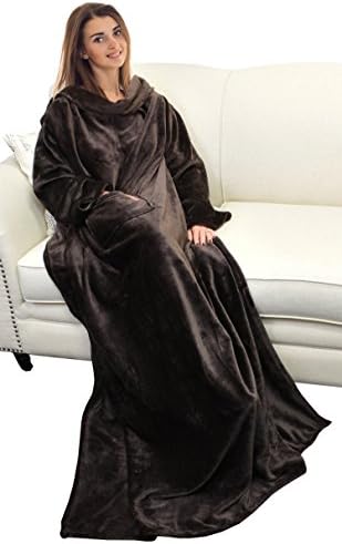 Catalonia Wearable Blanket with Sleeves for Women & Men, Fleece Wrap Throw by Catalonia