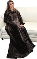 Catalonia Wearable Blanket with Sleeves for Women & Men, Fleece Wrap Throw by Catalonia
