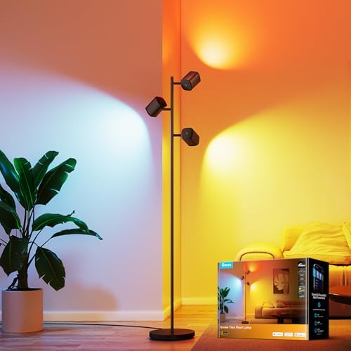 Govee Tree Floor Lamp with 3 Rotatable Lights, Compatible with Matter by Unknown