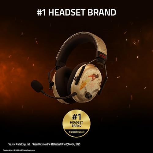 Razer BlackShark V3 Pro Wireless ANC PC Gaming Headset, CS2 Edition - Image 2