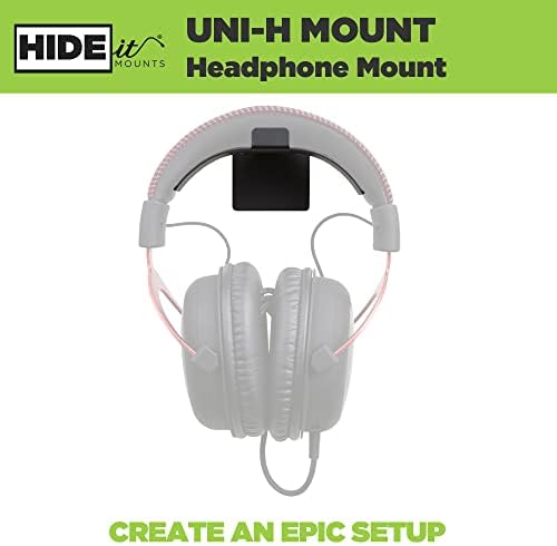 HIDEit Mounts PS5 Slim with Two Controllers & a Universal Headset Wall Mount Bundle - American Company - Quality Steel Wall Mount - Design for Proper Airflow (Not for PS5 Original) - Image 7