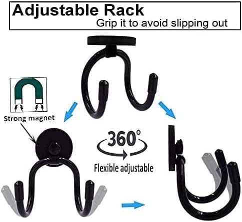 AUXPhome Magnetic Headset Holder up to 1 kg(2 lbs), Adjustable Headphone Holder Headphone Hanger Stand Headphone Hook for Computer/Gaming Headsets, Headphone - No Headsets - Image 2