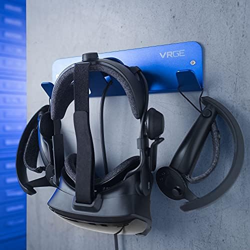 VRGE VR Wall Mount Storage Stand Hook - for Meta/Oculus Quest 3/2 - Rift-S - HTC Vive Pro - PS5 VR2 - Valve Index and Mixed Reality Headsets - Image 3