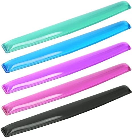 Gel Keyboard Wrist Rest Pad - Gel Keyboard Wrist Rest Pad | Wrist Rest Support for Office Gaming Computer Laptop Ergonomic Comfortable Pain Relief- Pink - Image 2