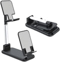 aceyoon Dual Device Desktop Stand, Adjustable Phone Tablet Holder for 4.6-12.9” Devices Versatile 2 in 1 Stand Game Stream Companion Foldable Bracket with Non-Slip Silicone for Smart Phone by aceyoon