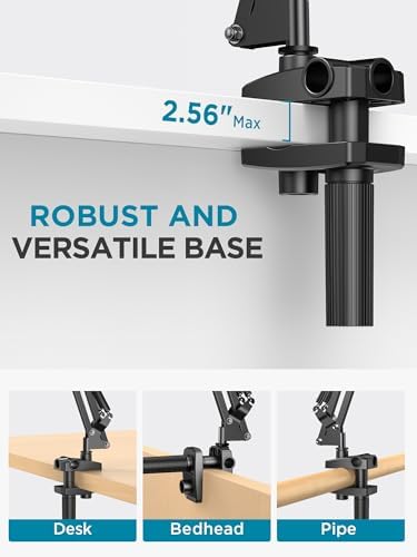 InnoGear Tablet Holder for Bed, Overhead Tablet Stand Phone Holder Mount - Image 4