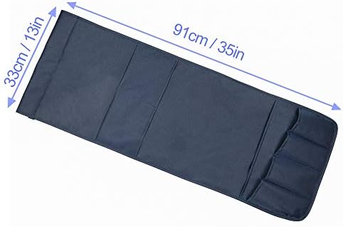 MDSTOP 5 Pockets Remote Control Holder, Magazine Rack, Space Saver Organizer, Draped Over Sofa, Couch, Recliner Armrest - Image 2