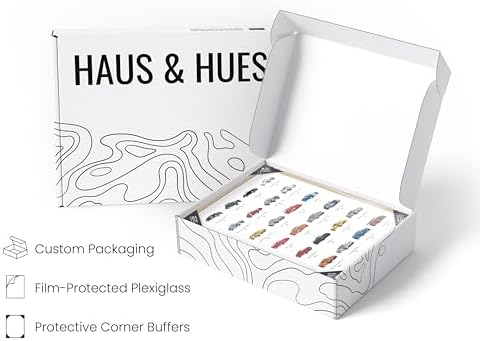 HAUS AND HUES Race Car Poster - Super Car Poster - Made in The USA - Beige Frame 12x16 - Image 4