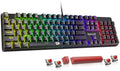 Redragon Mechanical Gaming Keyboard Wired, 11 Programmable Backlit Modes, Hot-Swappable Red Switch, Anti-Ghosting, Double-Shot PBT Keycaps, Light Up Keyboard for PC Mac by REDRAGON