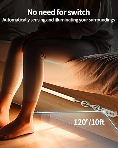 Motion Sensor Dimmable Under Cabinet Lighting, 4500K 12-inch 2 Pack - Image 4