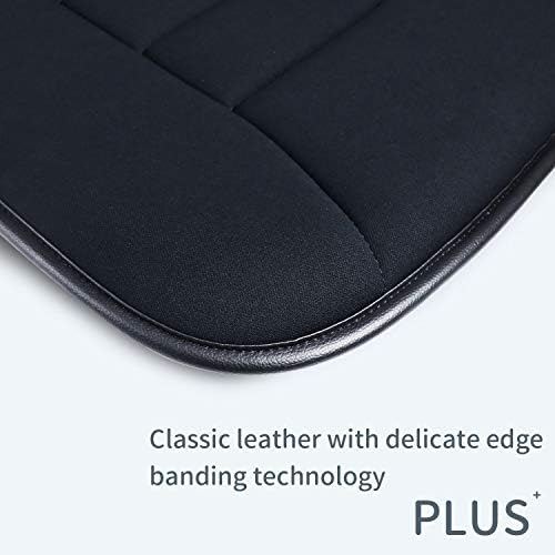 Car Seat Cushion Pad for Driving, Chair Cushion for Office/Truck with Memory Foam, Seat Cushion Comfortable and Durable Black 2" Thick - Image 4