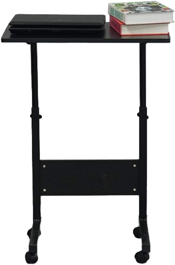 Karl home Small Side Mobile Table, 23.6 inch, Black - Image 8