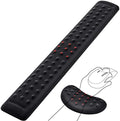 Gimars Upgraded Keyboard Wrist Rest with Massage Dot, Ergonomic Wrist Pad for Pressure Release & Wrist Massage, Soft Memory Foam Wrist Support for Pain Relif, Full Size for Computer,Home,Office,Gaming by Gimars