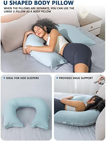INSEN Reading Pillow, Back Pillow for Sitting in Bed and Couch, Gaming Pillow for Adults, Sit Up Support for Bed - Image 6