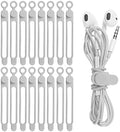 Silicone Cable Ties, Cord Organizer Cable Management(16Pcs-Grey) by ELECTRONICSORGANIZATION