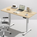 Veken 47.2 Inch Large Electric Standing Desk, Gaming Table, Nature by Veken