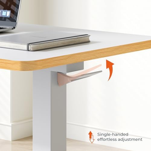32''Large Medical Overbed Bedside Table with Wheels,Rolling Table - Image 6