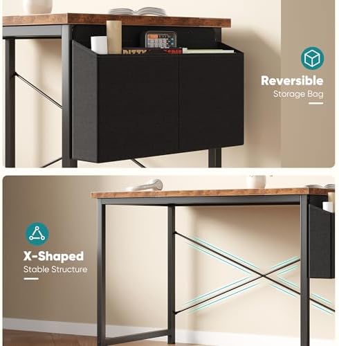 OLIXIS Computer Desk, 55 Inch Gaming Desks for Home Office Small Spaces - Image 6