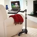 LEVO G2 V16 Rolling Laptop Stand with Mouse Tray and Phone Holder by LEVO