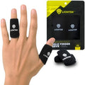 LIONTEK Thumb or Short-length Flow Finger Sleeve V3 Pair — Joint Support & Compression for Golf, Basketball, BJJ, Fitness, Volleyball, and Daily Activity (X-Small) by LIONTEK