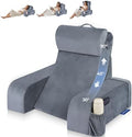 Kayfia Reading Pillow, 30-90° Stepless Adjust Angle & Height, Medium, Grey by Kayfia