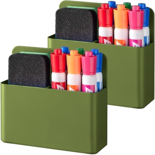 BEYGORM Plastic Magnetic Pen Holder, Powerful Magnet, 2 Pack by BEYGORM