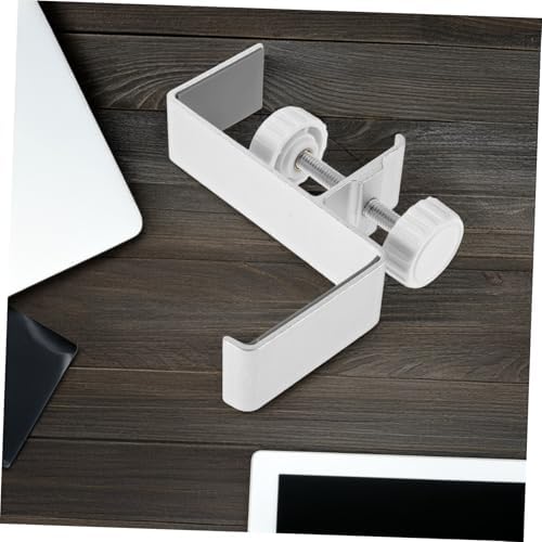 Happyyami Headset Stand Clamp for Desk Under Desk Headphone Hanger Hook Versatile Storage for Headphones Cables and More Easy Installation No Tools Required Stylish Design - Image 5