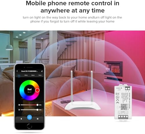 BTF-LIGHTING C03W WiFi Controller for 4pin SMD COB RGB(+ R G B) LED Strip - Image 4