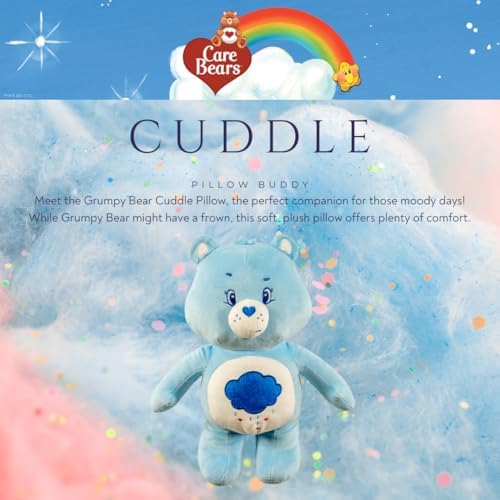 Care Bears Grumpy Bear Bedding Super Soft Cozy Decorative Pillow, (Officially Licensed Product) By Franco Collectibles - Image 2