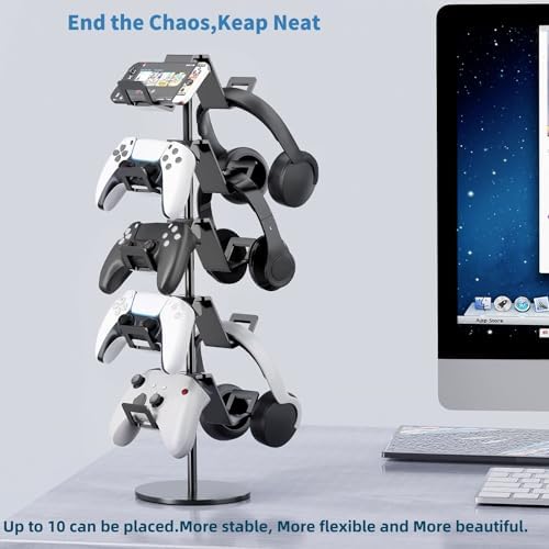 Controller Stand,5 Tier Headphone Holder for Classroom - Image 5