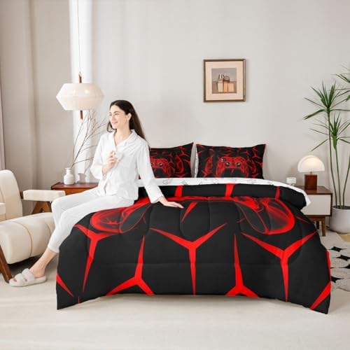 Feelyou Gamer Bedding Set Gamepad Comforter Set with Sheets 7 Piece - Image 6
