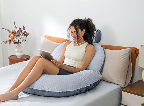 INSEN Reading Pillow, Back Pillow for Sitting in Bed and Couch, Gaming Pillow for Adults, Sit Up Support for Bed - Image 6
