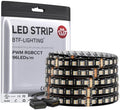 BTF-LIGHTING RGBCCT LED Strip UL Listed 16.4ft 96LED/m 300LED DC24V IP65 by BTF-LIGHTING