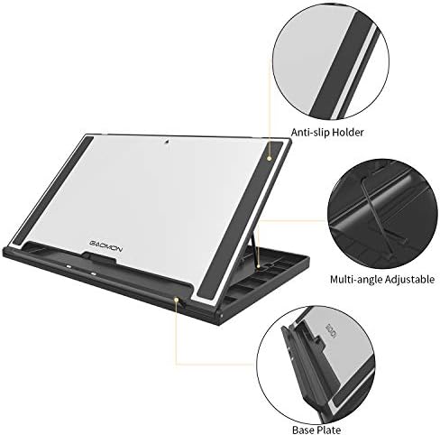 GAOMON GMS01 Universal Adjustable Tablet Stand PD1161/PD156PRO and Other Pads/Art Tablets/Books Less Than 12mm Thickness - Image 3
